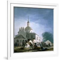 Saint Isidores Day at the Saints Hermitage, 1788-Francisco de Goya-Framed Giclee Print