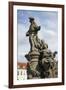 Saint Ivo of Kermartin, T.O.S.F. (1253-1303). Baroque Sculpture by Matyas Bernard Braun on Behalf…-null-Framed Giclee Print