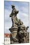 Saint Ivo of Kermartin, T.O.S.F. (1253-1303). Baroque Sculpture by Matyas Bernard Braun on Behalf…-null-Mounted Giclee Print