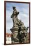 Saint Ivo of Kermartin, T.O.S.F. (1253-1303). Baroque Sculpture by Matyas Bernard Braun on Behalf…-null-Framed Giclee Print