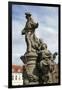 Saint Ivo of Kermartin, T.O.S.F. (1253-1303). Baroque Sculpture by Matyas Bernard Braun on Behalf…-null-Framed Giclee Print