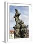 Saint Ivo of Kermartin, T.O.S.F. (1253-1303). Baroque Sculpture by Matyas Bernard Braun on Behalf…-null-Framed Giclee Print