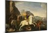 Saint James at the Battle of Clavijo-Aniello Falcone-Mounted Giclee Print