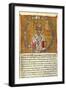 Saint James, Detail, Byzantine Miniature from the Code of Queen Constance, Greek Manuscript-null-Framed Giclee Print