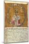 Saint James, Detail, Byzantine Miniature from the Code of Queen Constance, Greek Manuscript-null-Mounted Giclee Print