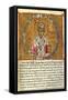 Saint James, Detail, Byzantine Miniature from the Code of Queen Constance, Greek Manuscript-null-Framed Stretched Canvas