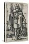 Saint James, Major, 1541-46 (Engraving)-Hans Sebald Beham-Stretched Canvas