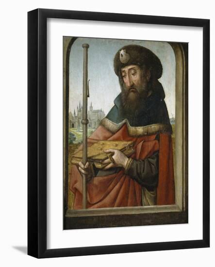 Saint James the Elder as Pilgrim-Juan de Flandes-Framed Giclee Print