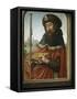 Saint James the Elder as Pilgrim-Juan de Flandes-Framed Stretched Canvas