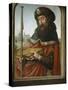 Saint James the Elder as Pilgrim-Juan de Flandes-Stretched Canvas