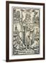 Saint James the Great in the Traditional Costume of a Pilgrim to Compostella in Northern Spain-null-Framed Premium Giclee Print