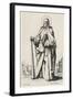 Saint James the Less from Les Grands Apôtres (The Large Apostles), 1631 (Etching)-Jacques Callot-Framed Giclee Print