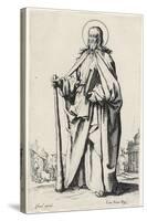 Saint James the Less from Les Grands Apôtres (The Large Apostles), 1631 (Etching)-Jacques Callot-Stretched Canvas