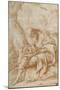Saint Jean à Patmos-Laurent de La Hyre-Mounted Giclee Print