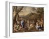 Saint Jean baptisant le peuple-Nicolas Poussin-Framed Giclee Print