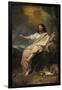 Saint Jean l'évangéliste à Patmos-Charles Le Brun-Framed Giclee Print
