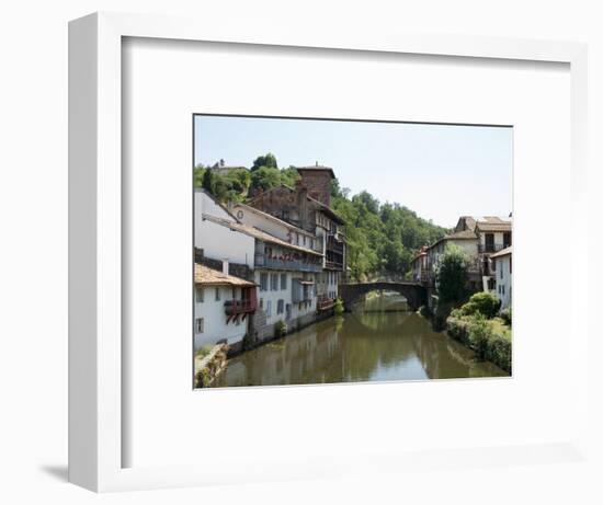 Saint Jean Pied De Port, Basque Country, Pyrenees-Atlantiques, Aquitaine, France-Robert Harding-Framed Photographic Print