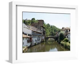 Saint Jean Pied De Port, Basque Country, Pyrenees-Atlantiques, Aquitaine, France-Robert Harding-Framed Photographic Print