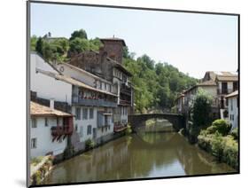 Saint Jean Pied De Port, Basque Country, Pyrenees-Atlantiques, Aquitaine, France-Robert Harding-Mounted Photographic Print