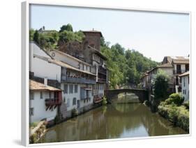 Saint Jean Pied De Port, Basque Country, Pyrenees-Atlantiques, Aquitaine, France-Robert Harding-Framed Photographic Print