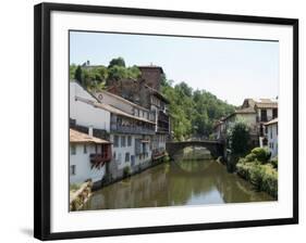 Saint Jean Pied De Port, Basque Country, Pyrenees-Atlantiques, Aquitaine, France-Robert Harding-Framed Photographic Print