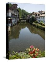 Saint Jean Pied De Port, Basque Country, Pyrenees-Atlantiques, Aquitaine, France-Robert Harding-Stretched Canvas