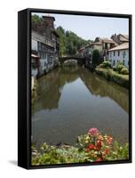 Saint Jean Pied De Port, Basque Country, Pyrenees-Atlantiques, Aquitaine, France-Robert Harding-Framed Stretched Canvas