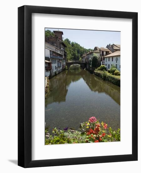 Saint Jean Pied De Port, Basque Country, Pyrenees-Atlantiques, Aquitaine, France-Robert Harding-Framed Photographic Print