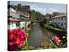 Saint Jean Pied De Port, Basque Country, Pyrenees-Atlantiques, Aquitaine, France-Robert Harding-Stretched Canvas