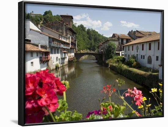 Saint Jean Pied De Port, Basque Country, Pyrenees-Atlantiques, Aquitaine, France-Robert Harding-Framed Photographic Print