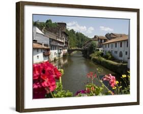 Saint Jean Pied De Port, Basque Country, Pyrenees-Atlantiques, Aquitaine, France-Robert Harding-Framed Photographic Print