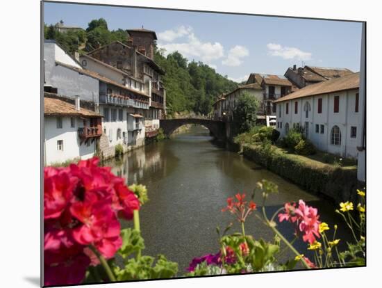 Saint Jean Pied De Port, Basque Country, Pyrenees-Atlantiques, Aquitaine, France-Robert Harding-Mounted Photographic Print