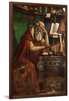 Saint Jerome, 1480-Domenico Ghirlandaio-Framed Giclee Print