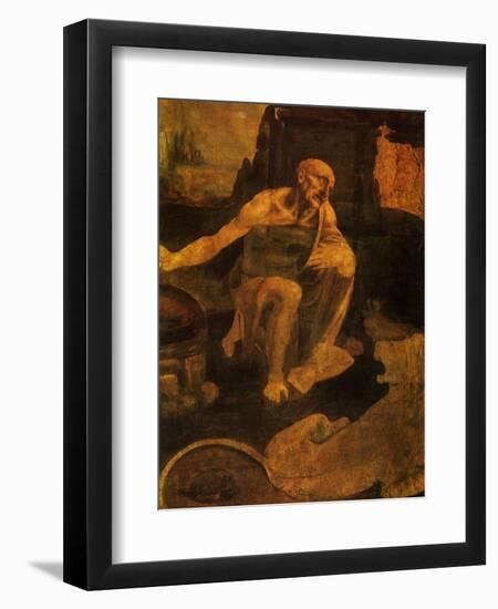 Saint Jerome, 1481-Leonardo da Vinci-Framed Giclee Print