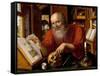 Saint Jerome, 1530-1540-Jan Massys-Framed Stretched Canvas