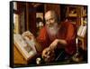 Saint Jerome, 1530-1540-Jan Massys-Framed Stretched Canvas