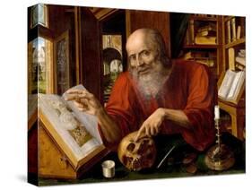 Saint Jerome, 1530-1540-Jan Massys-Stretched Canvas