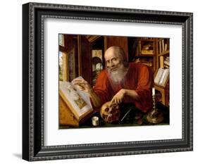 Saint Jerome, 1530-1540-Jan Massys-Framed Giclee Print