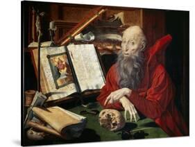 Saint Jerome, 1547-Marianus Van Reymerswaele-Stretched Canvas