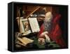 Saint Jerome, 1547-Marianus Van Reymerswaele-Framed Stretched Canvas