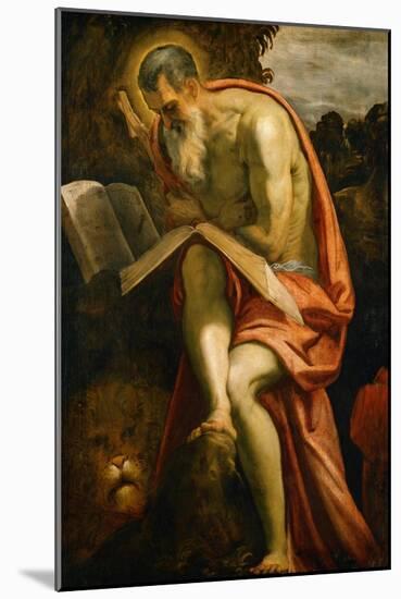 Saint Jerome, 1571-1575-Jacopo Robusti Tintoretto-Mounted Giclee Print