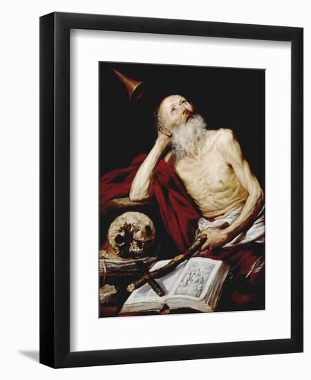 Saint Jerome, 1643, Spanish School-Antonio De pereda-Framed Giclee Print