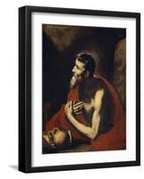 Saint Jerome, 1644-Jusepe de Ribera-Framed Giclee Print