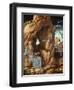Saint Jerome, 341-420 AD, as Hermit in a Cave-Andrea Mantegna-Framed Giclee Print