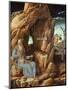 Saint Jerome, 341-420 AD, as Hermit in a Cave-Andrea Mantegna-Mounted Giclee Print