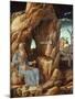 Saint Jerome, 341-420 AD, as Hermit in a Cave-Andrea Mantegna-Mounted Giclee Print