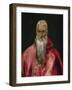 Saint Jerome as a Cardinal-El Greco-Framed Giclee Print