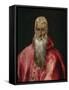 Saint Jerome as a Cardinal-El Greco-Framed Stretched Canvas