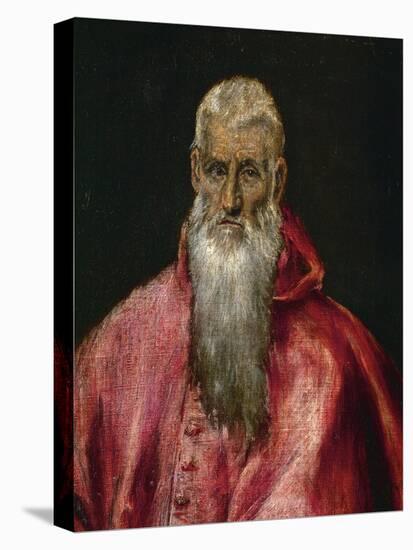 Saint Jerome as a Cardinal-El Greco-Stretched Canvas