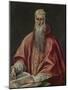 Saint Jerome as Cardinal, 1590-1600-El Greco-Mounted Giclee Print